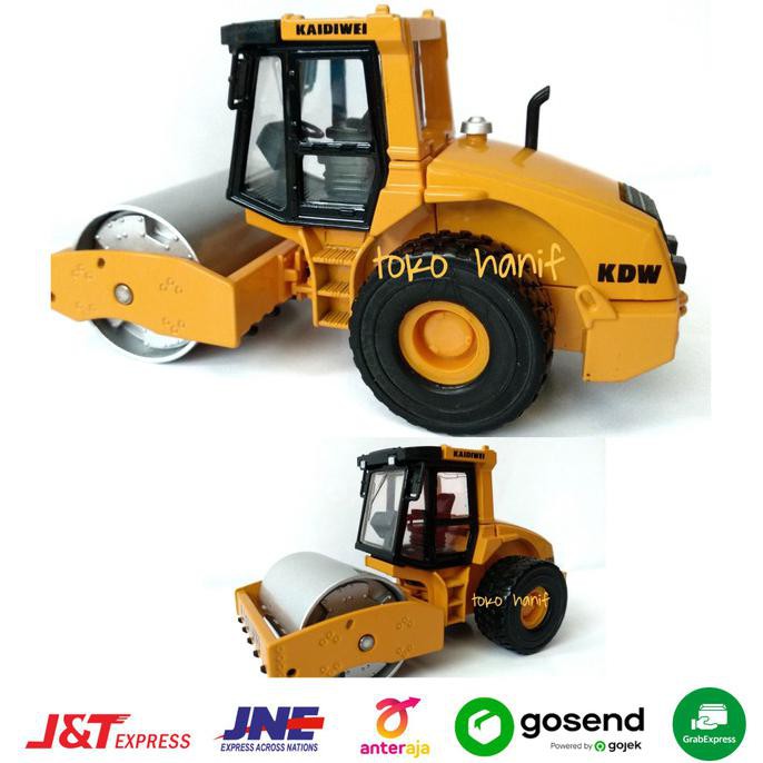 diecast miniatur perata jalan full besi
