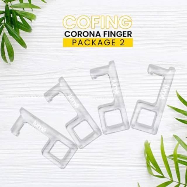 

Corona finger / cofing / warna bening