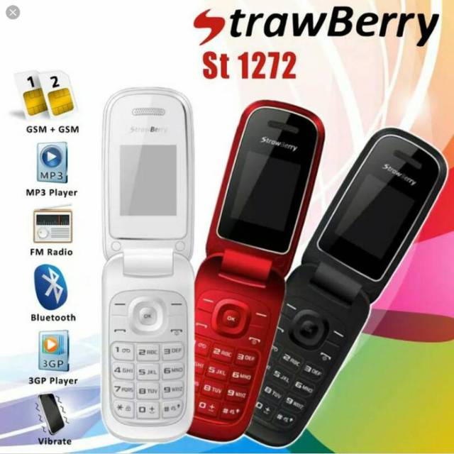 Hp Strawberry St1272 Bergaransi Resmi Shopee Indonesia