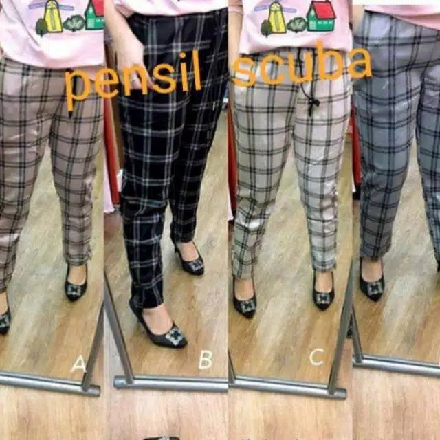 

BIG SIZE SCUBA PENSIL KOTAK KARET PREMIUM/CASSUAL PANTS