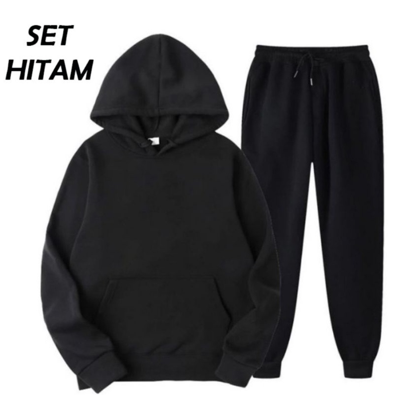 setelan Hoodie joger