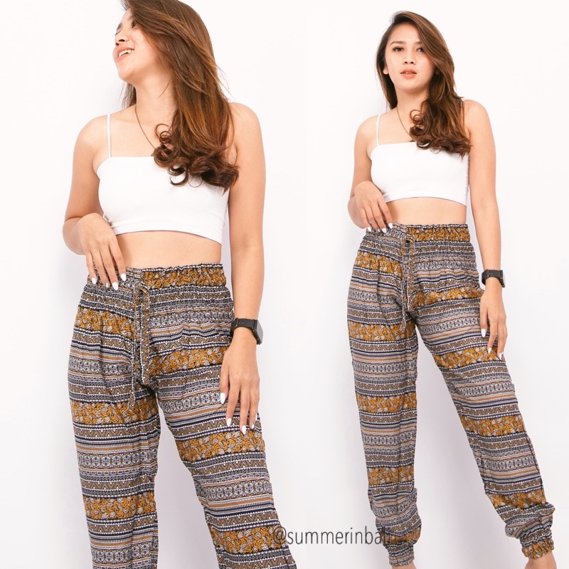 CELANA ALADIN HAREM PANT BALI PANJANG RAYON ADEM MURAH GROSIR