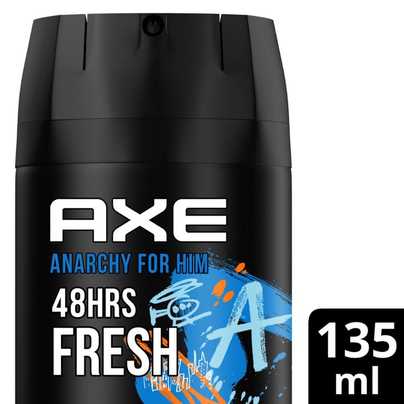 Axe Deo Body Spray Anarchy For Him 135 ML - Axe Parfum Body Spay HIM