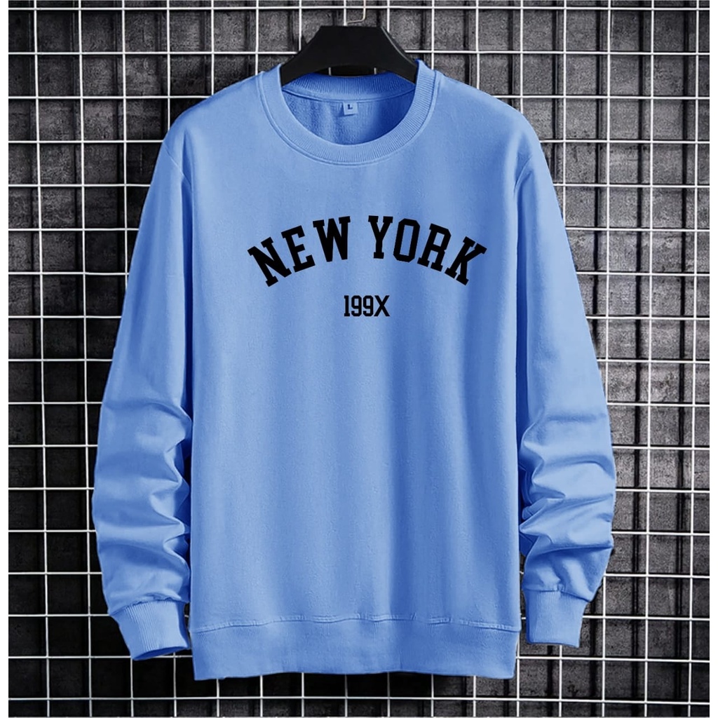 BISA COD ~ BAJU TRENDY NEW YORK TERBARU- BAJU PRIA LENGAN PANJNG TERBARU-KAOS DISTRO KEKINIAN PRIA TERLARIS