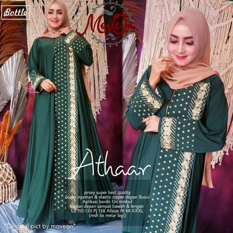 Athaar Maxy Dress Muslim Jumbo Ld 130 Gamis Arabian XXXL Busui Arab Turki Ld 130CM Bordir Grosir Dres Remaja Dreses Lebaran Terbaru Pengajian dreses jumbo ratu senja dress bordir konveksi seragaman polos murah navi hitam marun mocca rose botol