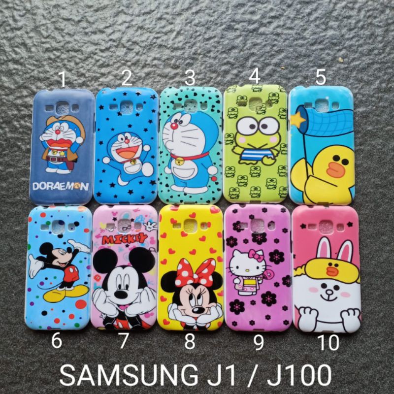 Case gambar Samsung J1 . J100 . J1 2015 motif cewek ( 2 motif ) soft softcase softshell silikon cover casing kesing housing