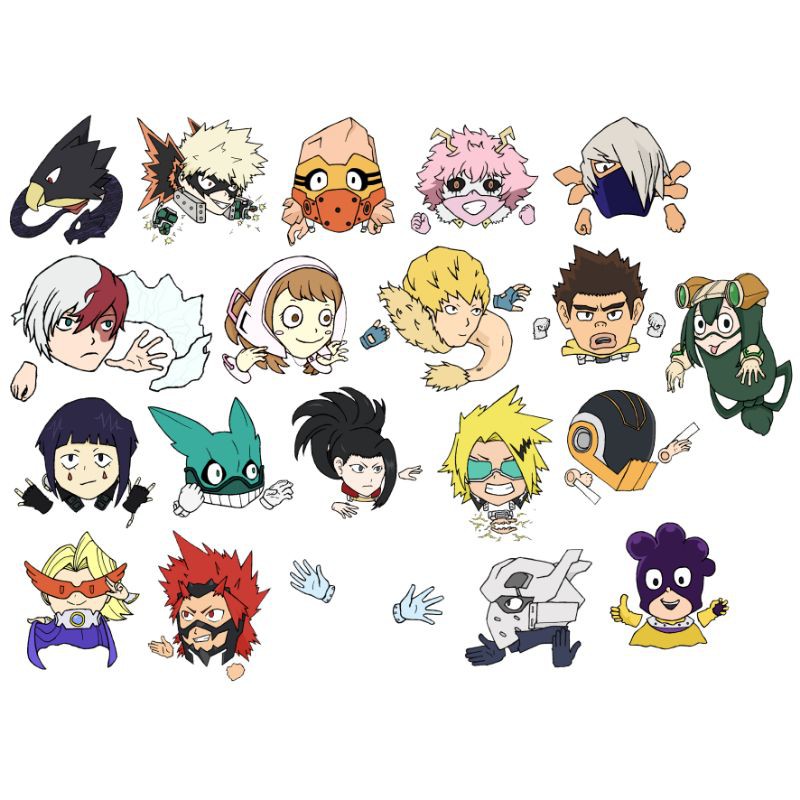 

sticker my hero academia