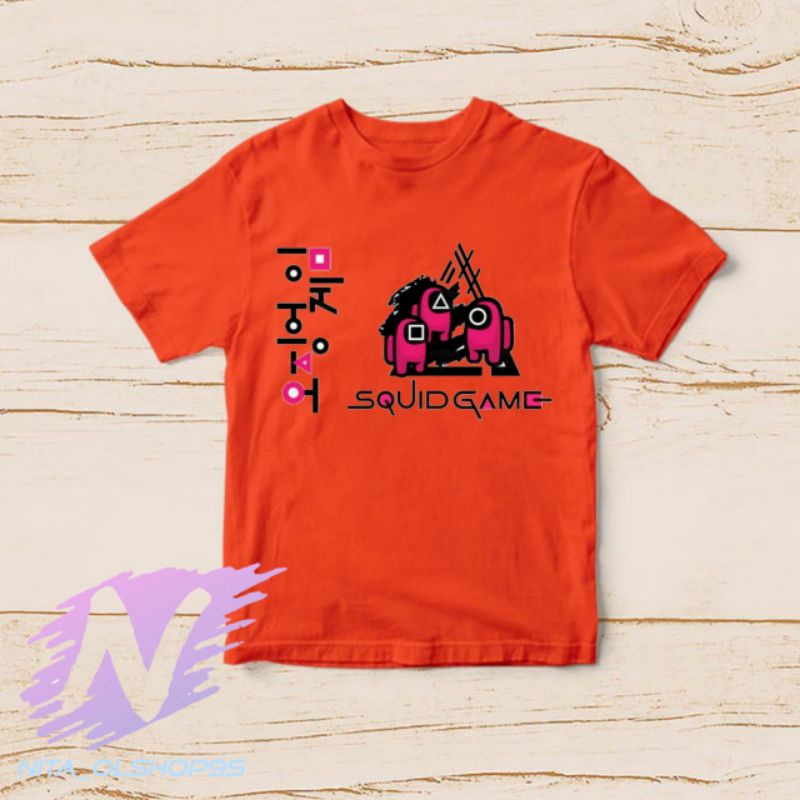 baju anak squid game kaos among us squid game