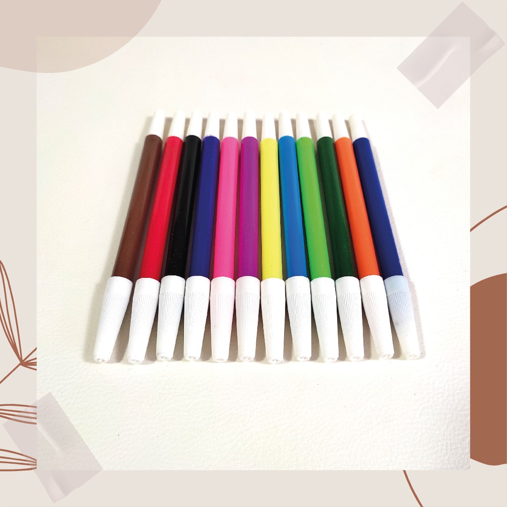 

Terlaris Spidol Warna Colour Pen Spidol Exsis 12 warna