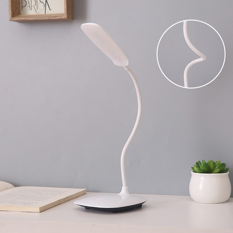 Lampu Belajar Led Dimmable Flexible Portable Dengan Port Charger Usb Dan Saklar Sentuh