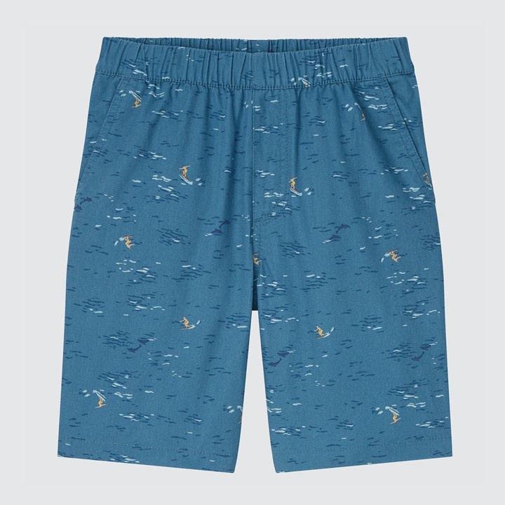 Celana Anak Biru Motif Selancar | Blue Surfing