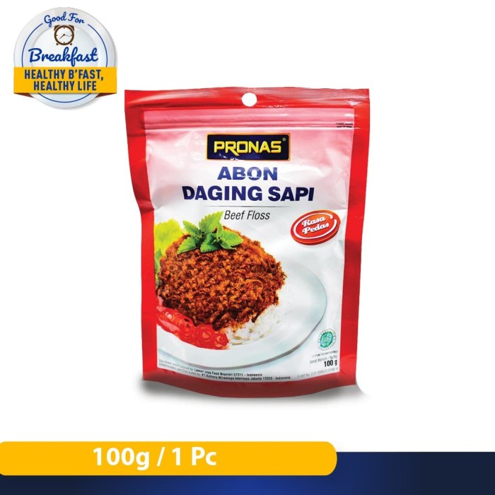 

q20w1q1qw Pronas Abon Sapi Rasa Pedas 100 G Dengan Kemasan Ziplock Dscscv