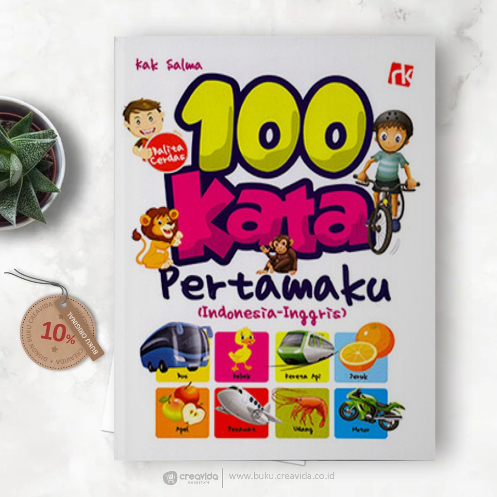 Buku Anak 100 Kata Pertamaku Indonesia Inggris Shopee Indonesia