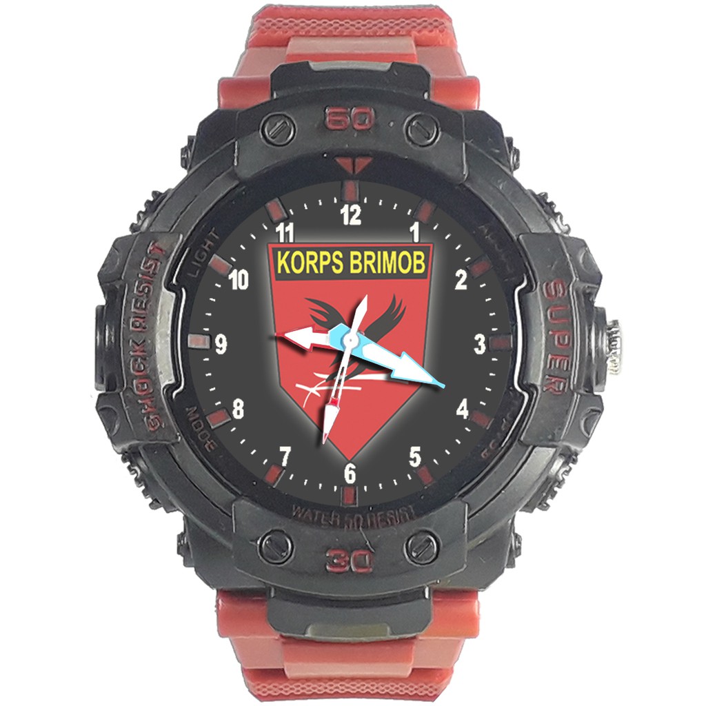 Jam Tangan  KORPS BRIMOB SPORT Bagus