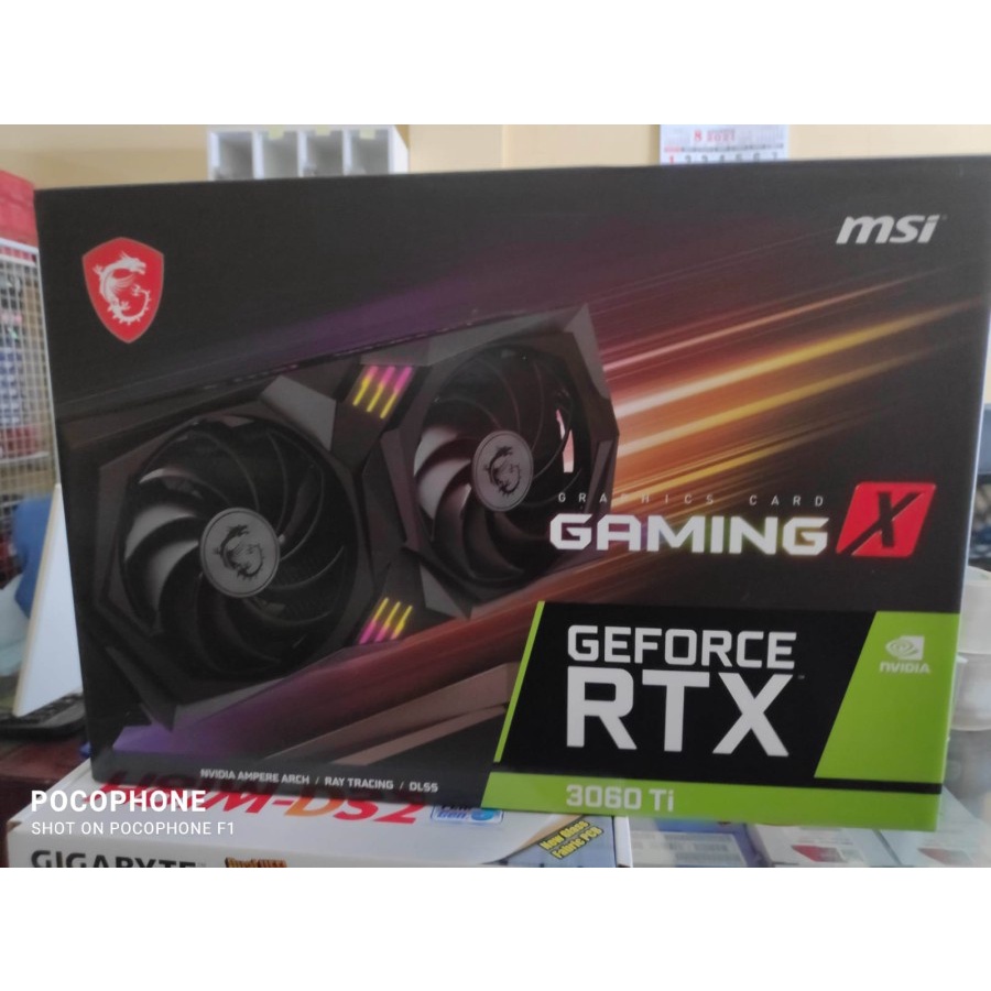 VGA MSI RTX 3060Ti GAMING X 8G LHR Bukan 3070 3080 3090