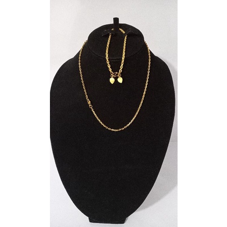kalung medan & Gelang Medan Lapis emas