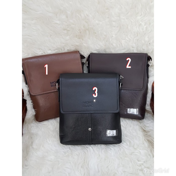 Tas selempang pria Mont Blanc / Tas pria selempang fashion mont blanc