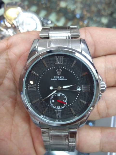 Jam Tangan Pria Rolex Romawi New Automatic Mesin