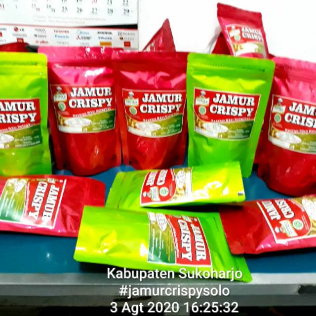 

Paket 10 pcs Jamur, Pare crispy