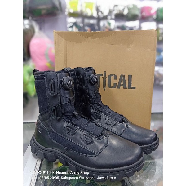 sepatu tactical tali putar