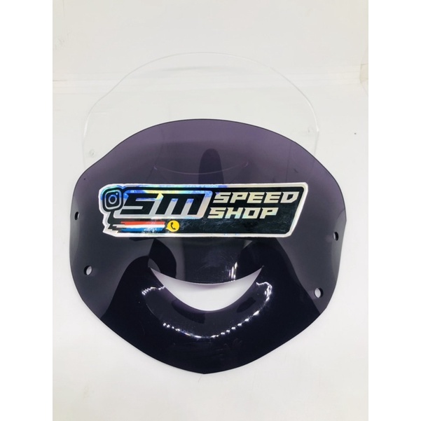 Visor Yamaha 125 Z PNP ke Force 1 F1ZR Fizr Bahan akrilik Smoke dan bening Winshield Winsil F1ZR Fzr