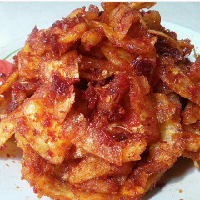 

Keripik singkong pedas
