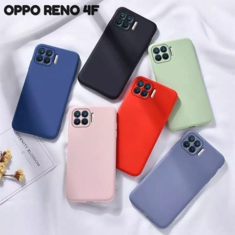 SOFT CASE OPPO RENO 4F SILICON BECK COVER MICROSOFT LIQUID TPU ARMOR RUGGED HARD SOFT CASE KESING HP
