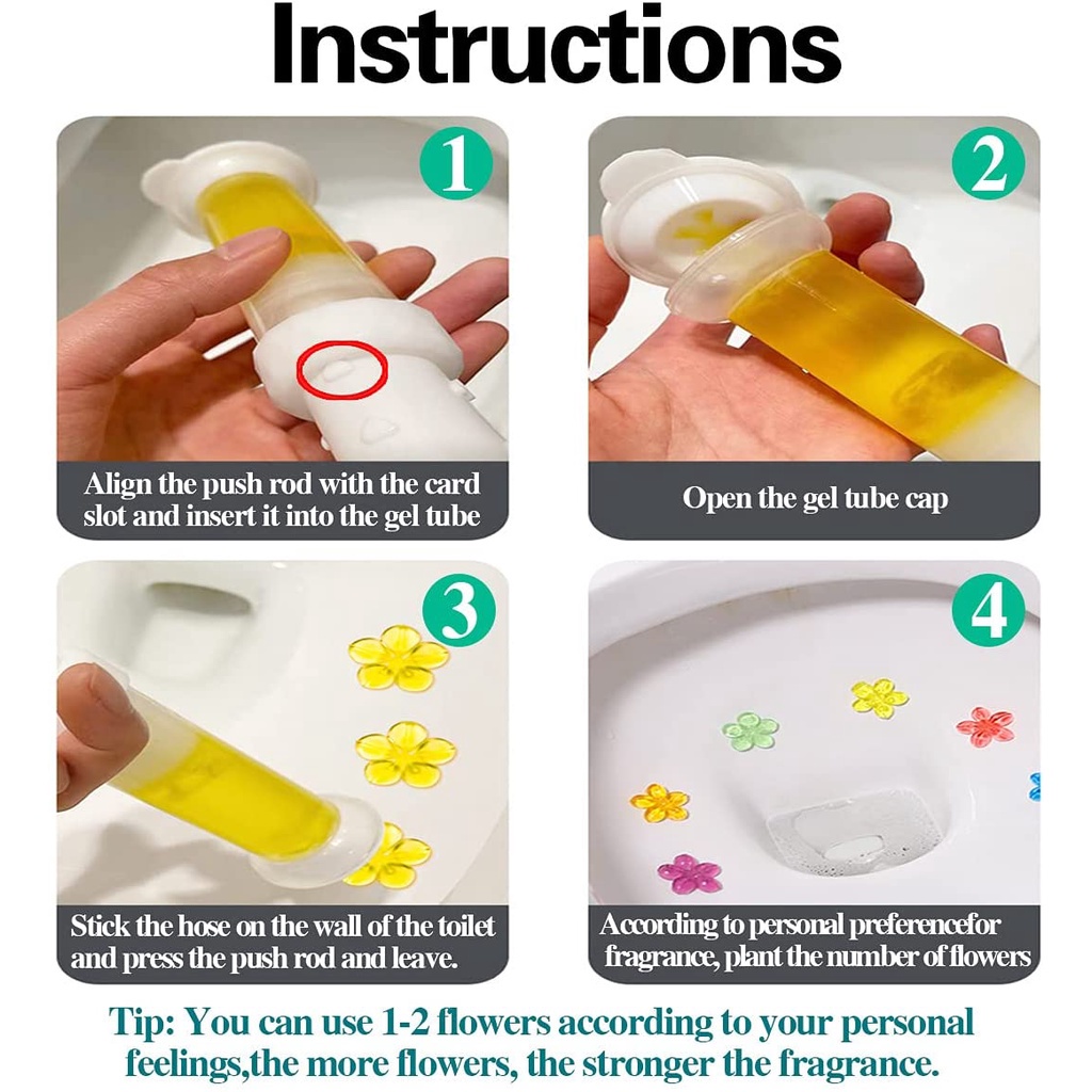 [BISA COD] Toilet Cleaner Gel Pewangi Aromatic Pengharum Stempel Bunga Pembersih Closet WC Kamar Mandi Anti Bau