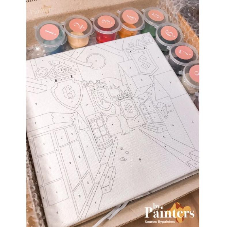

Paint By Number [Harry Potter] | ByPainters | Painting Kit | 20x20cm Kanvas & 10 Akrilik | Kit lukis