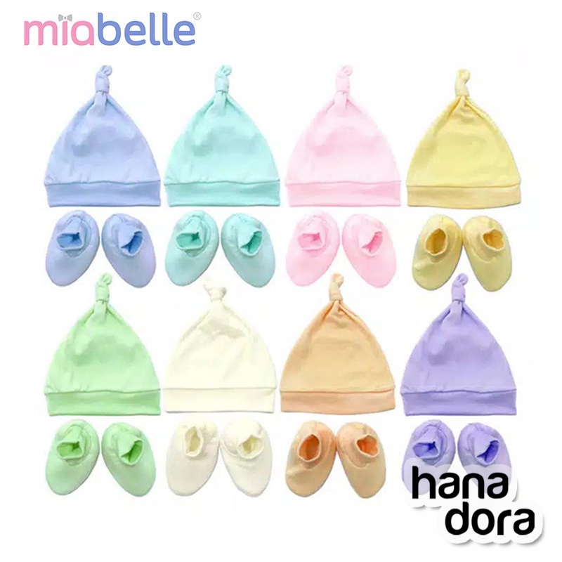 Miabelle Set Topi Sepatu Polos