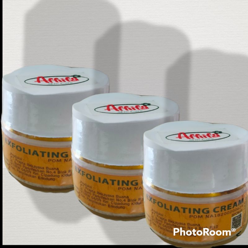 AFHIFA EXFOLIATING CREAM | afhifa Pengangkat sel kulit mati | Exfoliator cream BPOM ORIGINAL