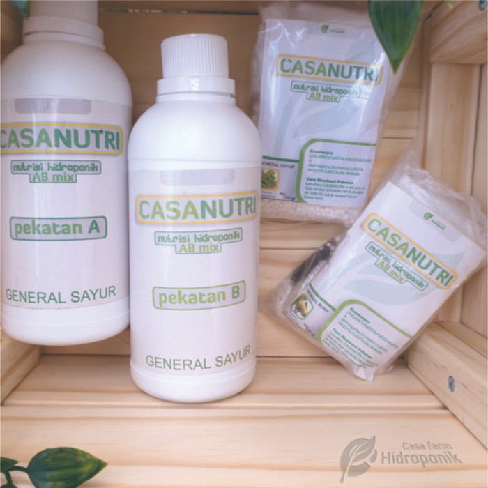 Paket Nutrisi Hidroponik AB MIX sayur dan buah
