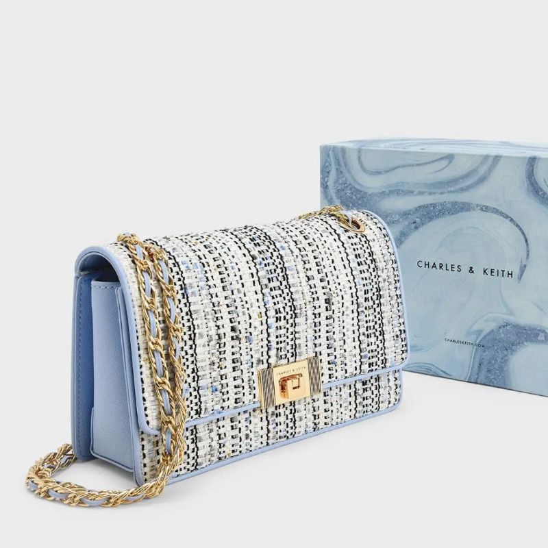 12.12 SALE | CK GIFTSET C-Capsule Collection: Everette Chain-Strap Shoulder Bag INCLUDE BOX