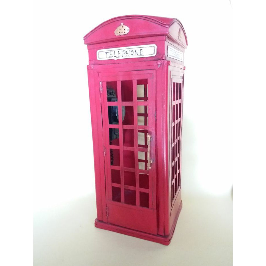 Mainan Kaleng Jadul - Telephone Umum