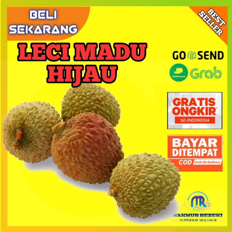 

BUAH LECI FRESH 500 GRAM MANIS HIJAU MERAH IMPORT SEGAR MURAH KHUSUS KURIR INSTANT ATAU SAMEDAY