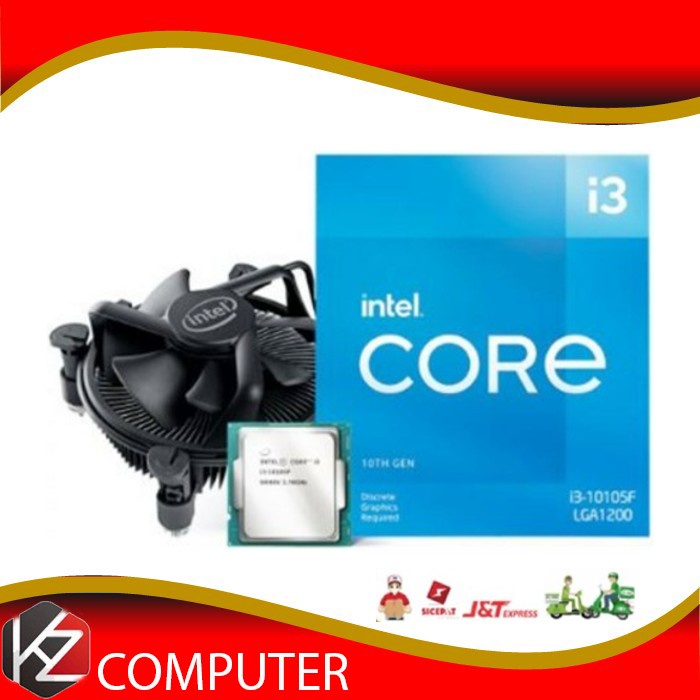 Intel Core i3 10105F 3.6Ghz Up To 4.3Ghz - Socket LGA 1200