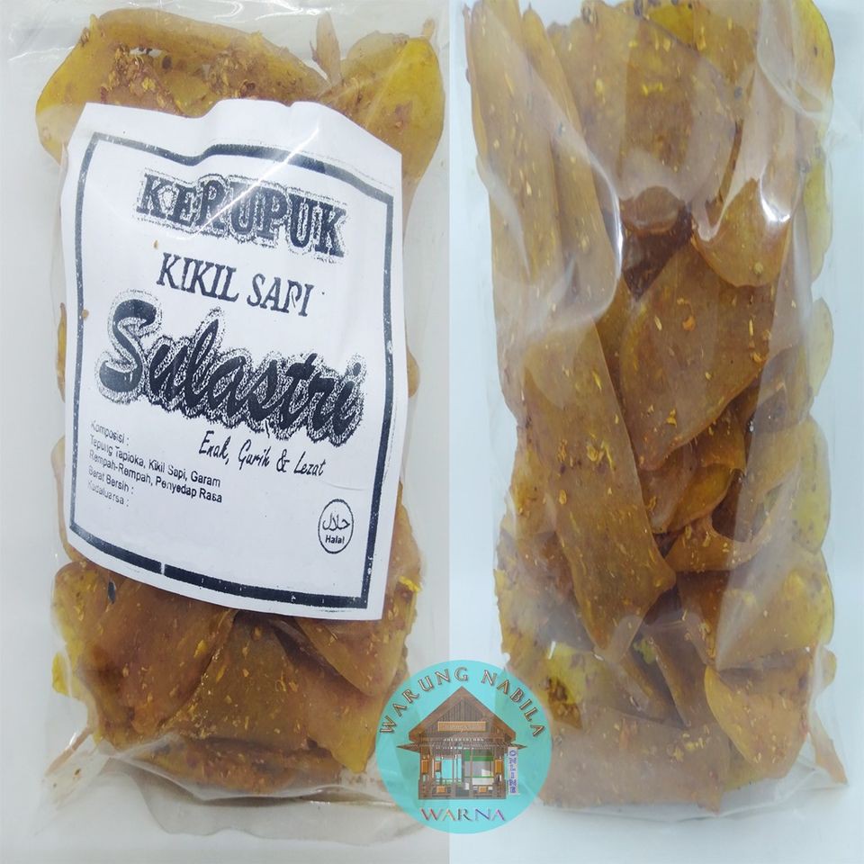 

Kerupuk Kulit Cungur / Kerupuk Kikil Mentah Khas Garut 200gr