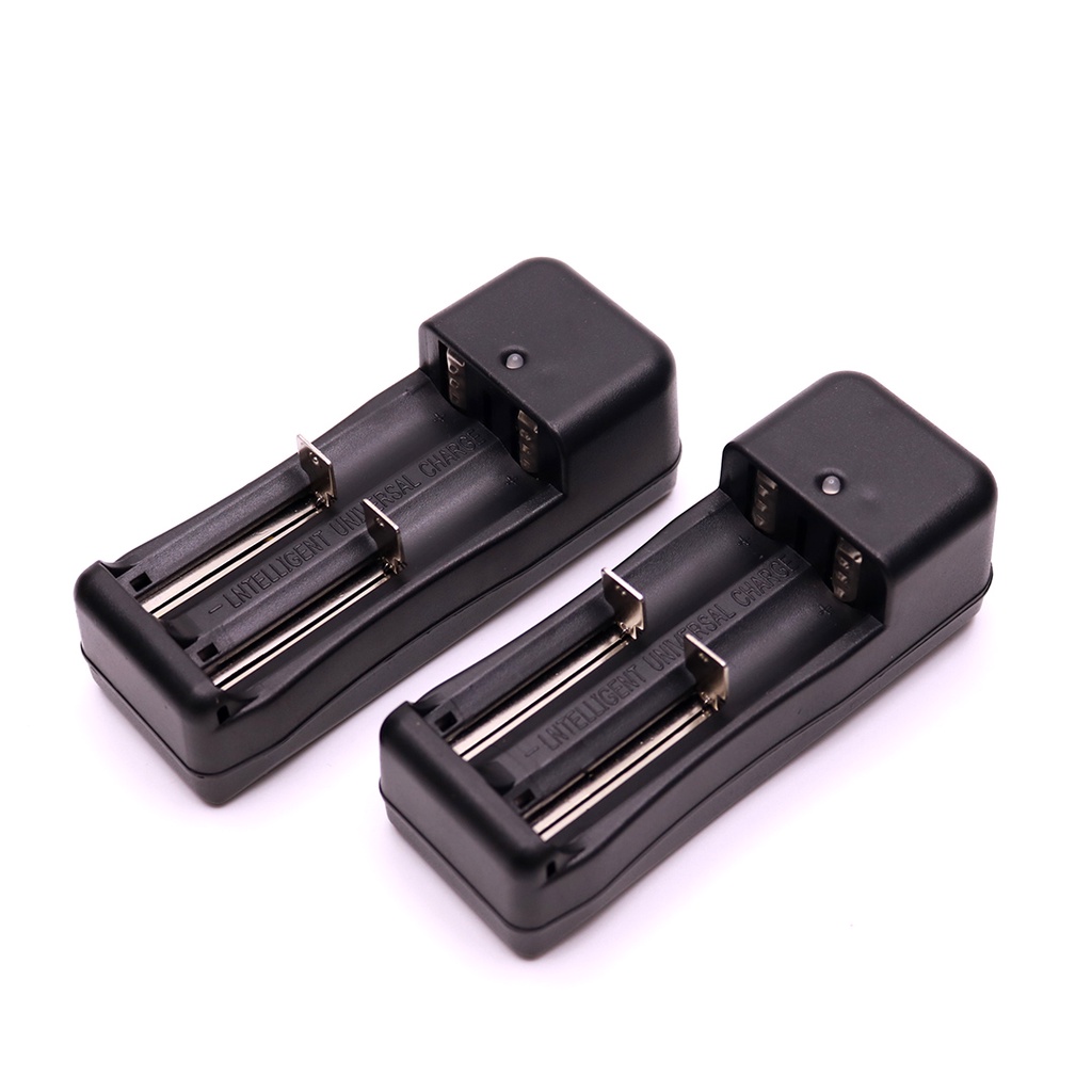 Bisa Untuk - Baterai Vape 18650 / 18350 2 Slot - Baterai AA /AAA  Intelligent LI-Ion 1.5A Fast Charging