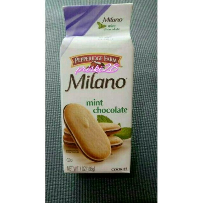 

Pepperidge Farm Milano Mint Chocolate
