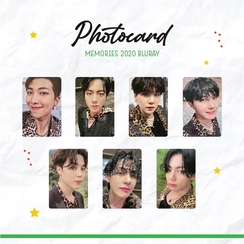 [UNOFFICIAL] Photocard BTS Memories Bluray 2020