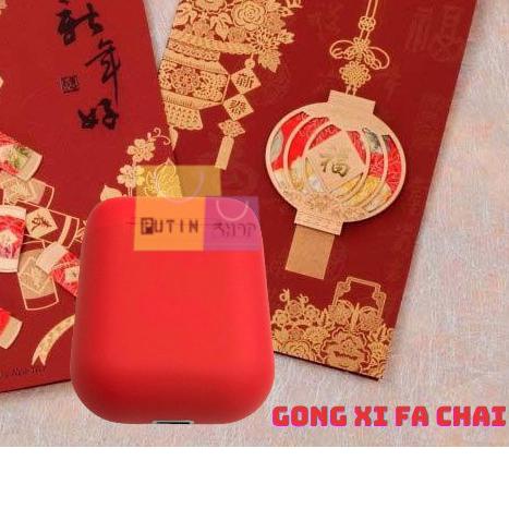 ◌ limited edition lilac ungu Headset Bluetooth Wireless i12 macaron i12 tws ☜