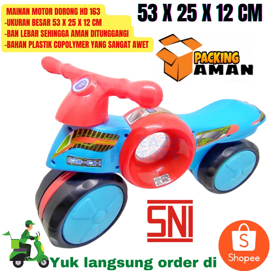 Mainan Motor Anak Dorong Ride On HD 163 Sepeda Anak  Balance Bike