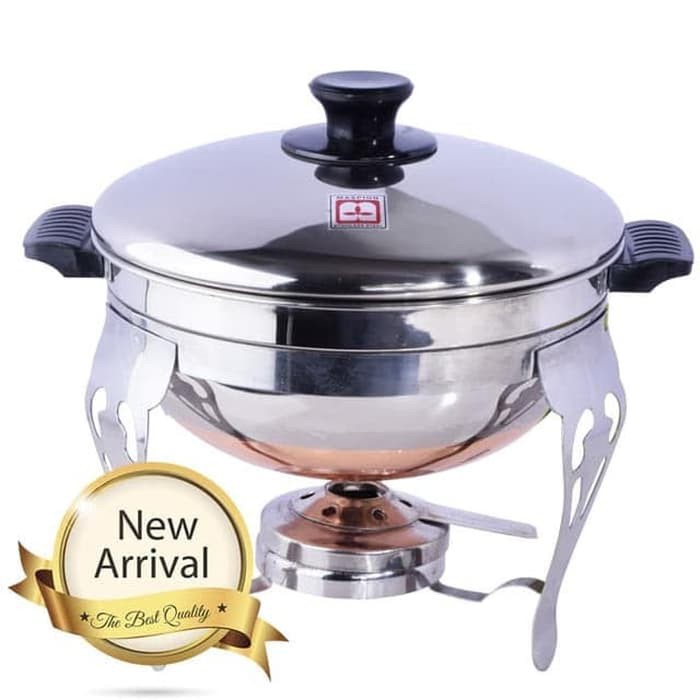 Maspion Deep Soup Bowl 24 cm / Prasmanan Wadah Saji Bulat / Pemanas