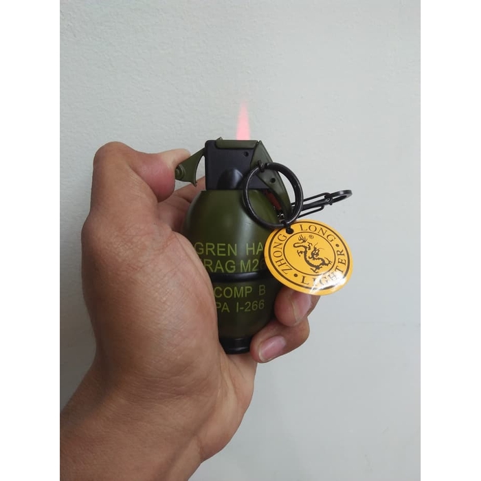 KOREK API GRANAT MANGGA HIJAU M26A, MANCIS LAS LIGHTER UNIK