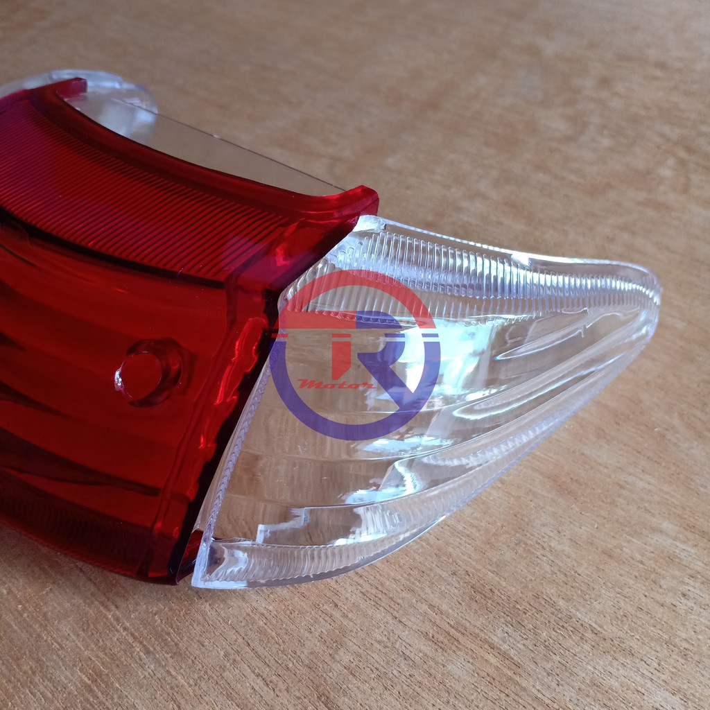 Mica Mika Kaca Stop Supra Fit Lama Cover Stoplamp Lampu Stop Lampu Belakang Lampu Rem