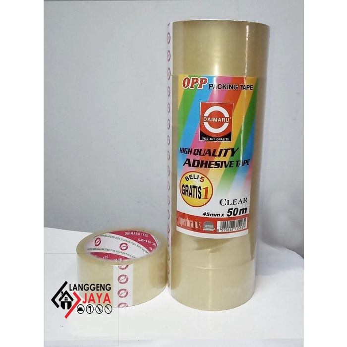 

Lakban Opp 2" Bening Daimaru 45Mm X 50M 45Mic 45Mmx50M Langgeng-
