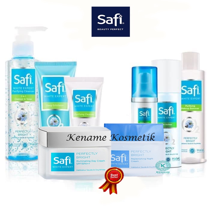 (PALING MURAH) Paket SAFI White Expert 8 in 1 / Skincare / Pelembab / Perawatan wajah