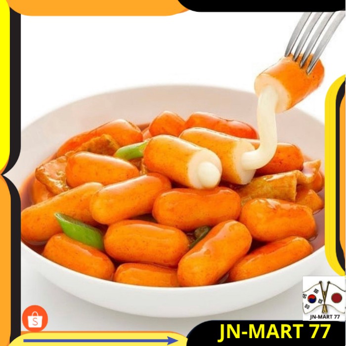 

KOREAN FOOD/MAKANAN KOREA HALAL TOPOKKI/TTEOPOKKI HALAL CHIL KAB CHEESE 500 GR -MOZARELLA IMPORT ORI
