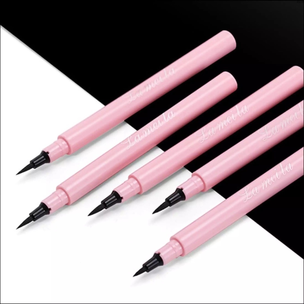 Lameila Eyeliner Hitam Waterproof Tahan Lama