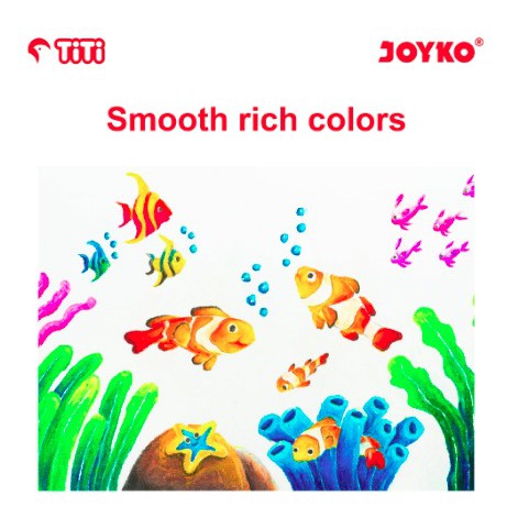 IDOLAKU Oil Pastel Krayon Minyak Joyko TiTi OP-36S 36 Warna Colors / Crayon